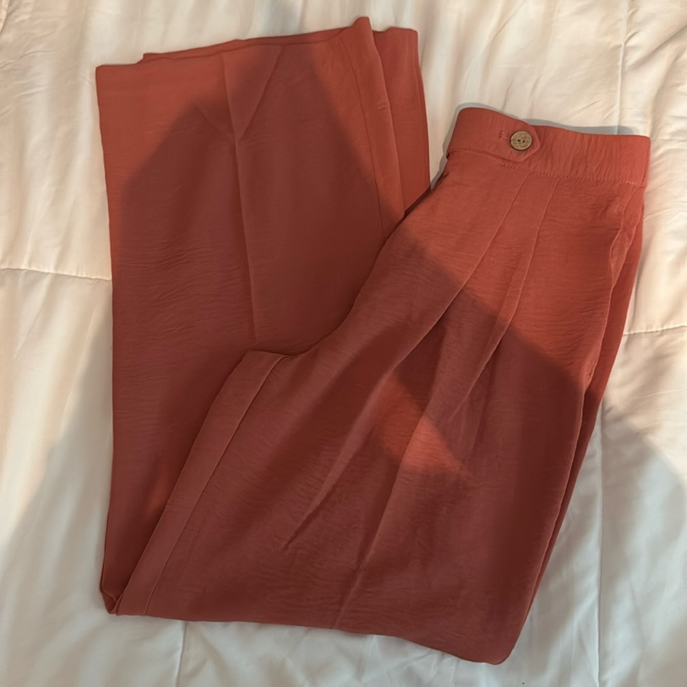 Pink Pull-On dress pants